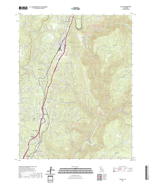 Colfax 2021 topographic map thumbnail