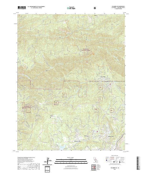 Columbia SE 2021 topographic map thumbnail