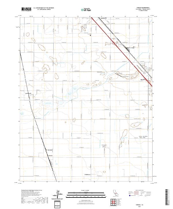 Conejo 2021 topographic map thumbnail