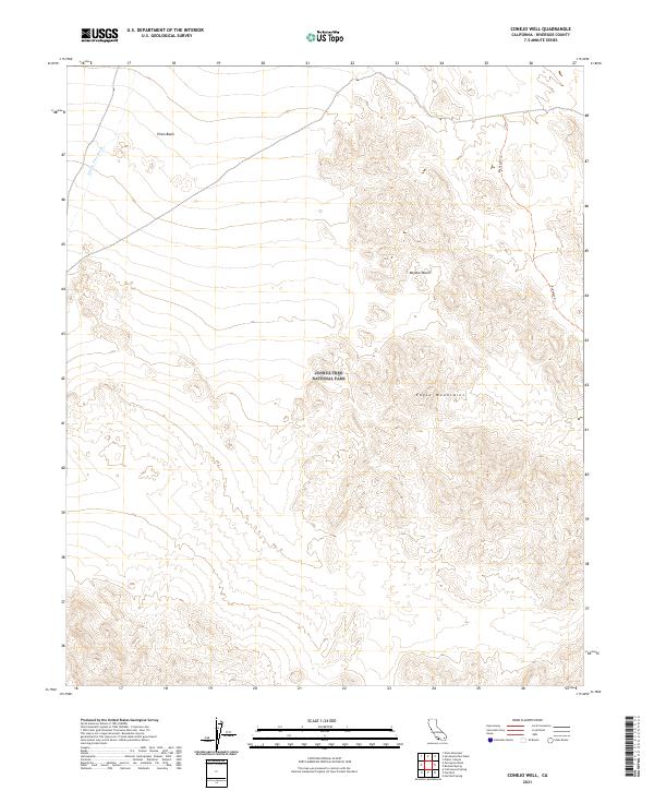 Conejo Well 2021 topographic map thumbnail