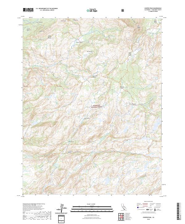 Cooper Peak 2022 topographic map thumbnail