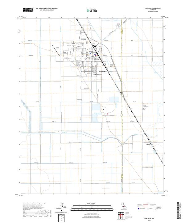Corcoran 2021 topographic map thumbnail