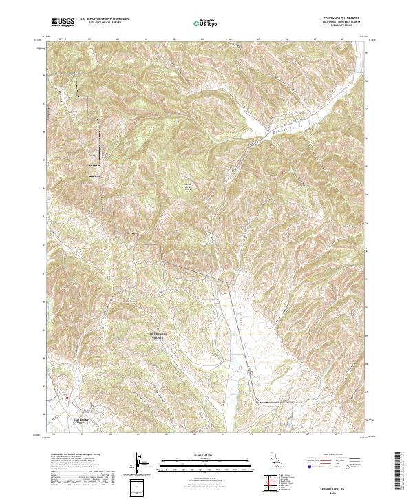 Cosio Knob 2021 topographic map thumbnail