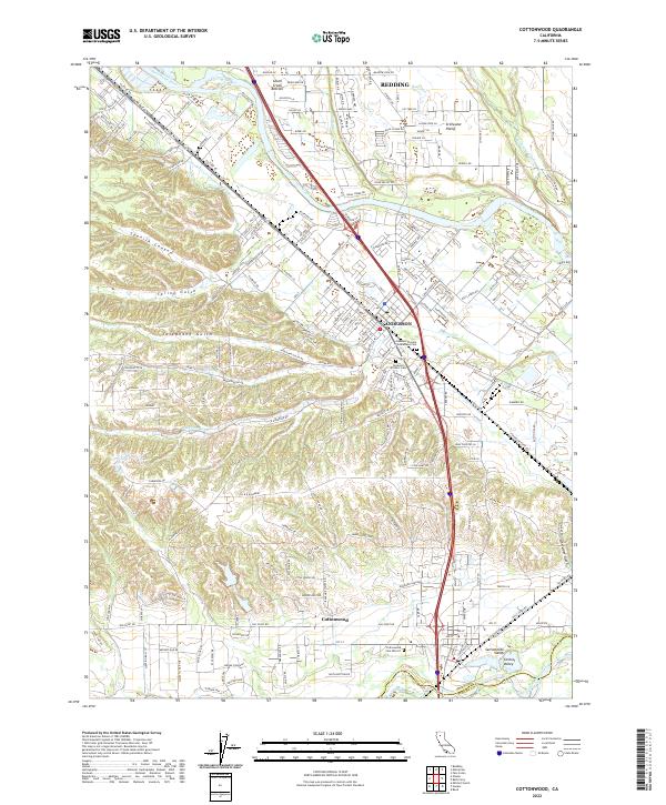 Cottonwood 2022 topographic map thumbnail