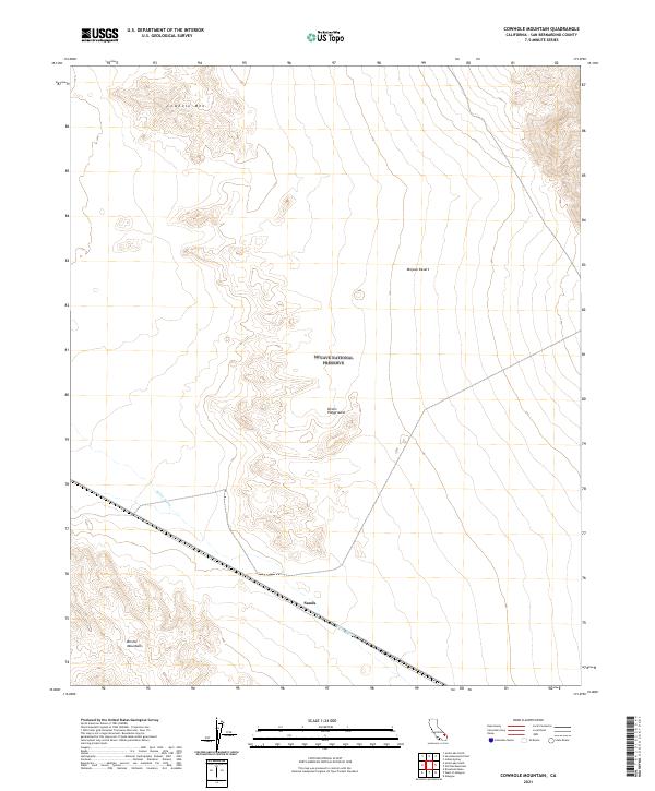 Cowhole Mountain topographic map thumbnail