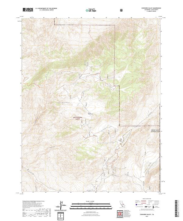 Cowhorn Valley topographic map thumbnail