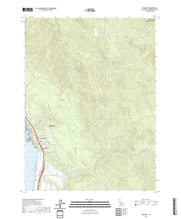 Crannell 2021 topographic map thumbnail