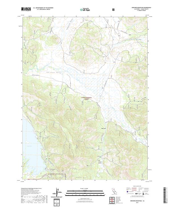Crocker Mountain 2021 topographic map thumbnail