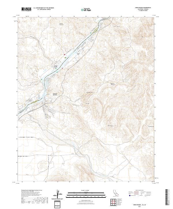 Cross Roads 2021 topographic map thumbnail