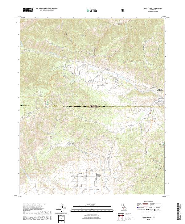 Cuddy Valley 2022 topographic map thumbnail