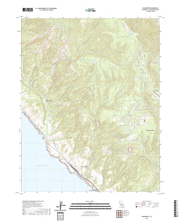 Davenport 2021 topographic map thumbnail