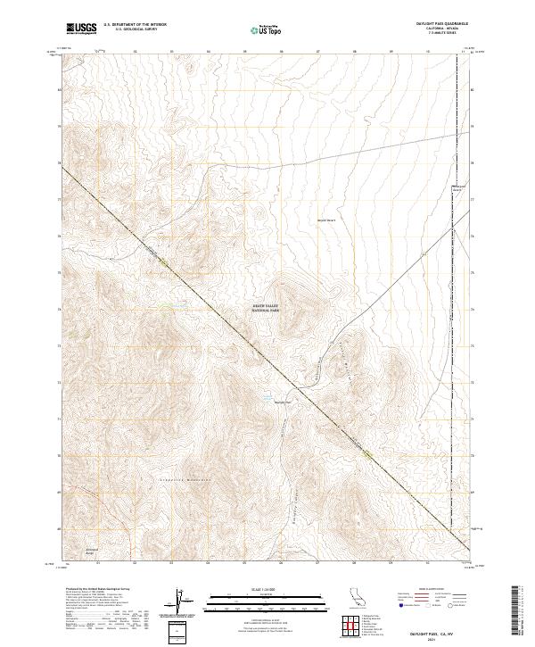 Daylight Pass 2021 topographic map thumbnail