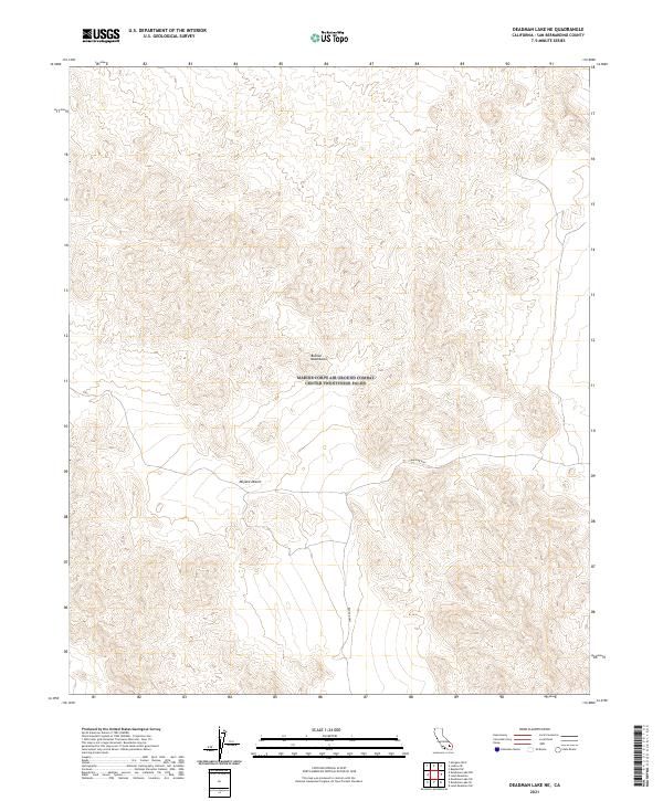 Deadman Lake NE topographic map thumbnail