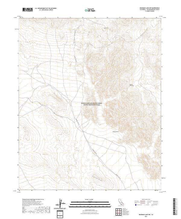 Deadman Lake NW topographic map thumbnail