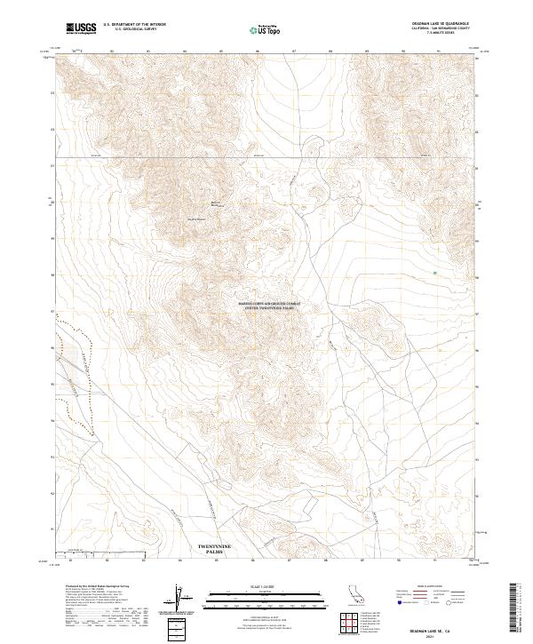 Deadman Lake SE topographic map thumbnail