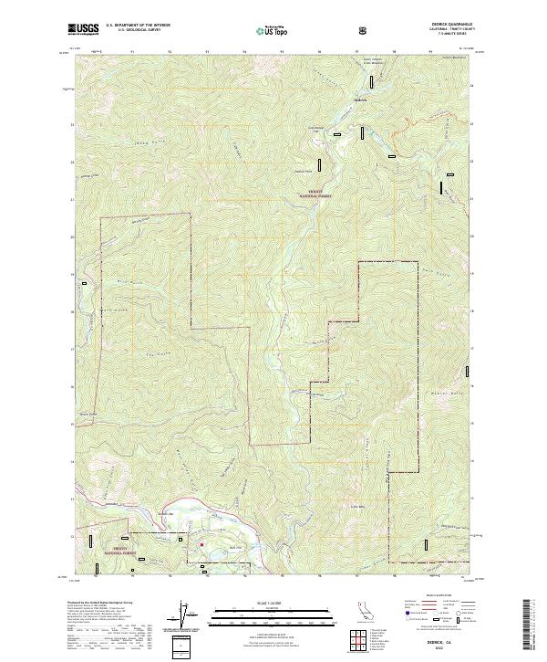 Dedrick 2022 topographic map thumbnail