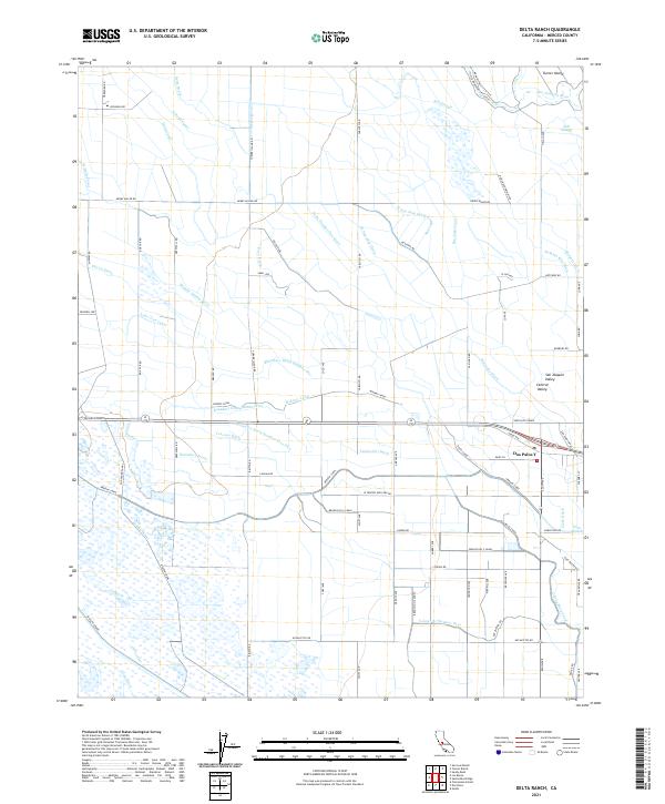 Delta Ranch topographic map thumbnail