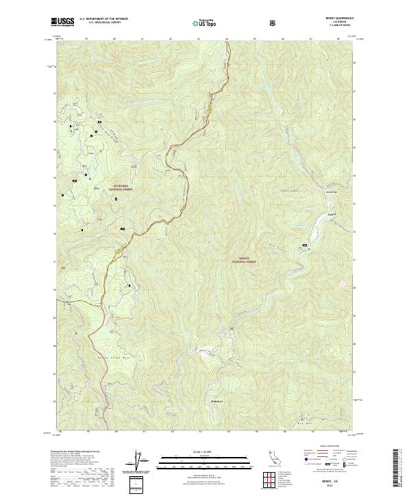 Denny 2021 topographic map thumbnail