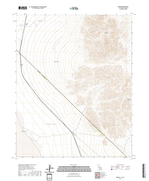 Desert 2021 topographic map thumbnail
