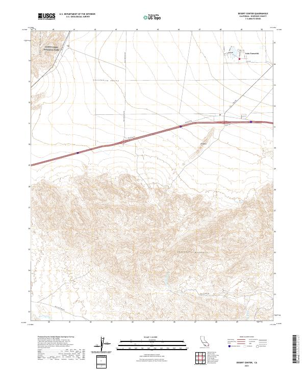 Desert Center 2021 topographic map thumbnail