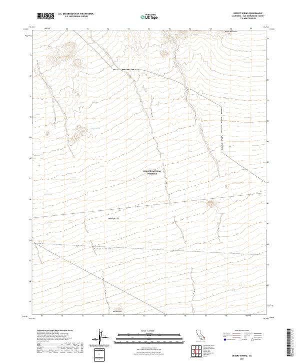 Desert Spring 2021 topographic map thumbnail