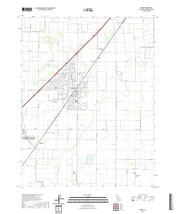 Dixon 2021 topographic map thumbnail