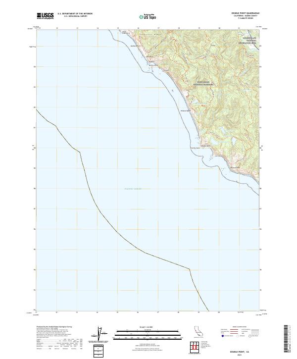 Double Point 2021 topographic map thumbnail