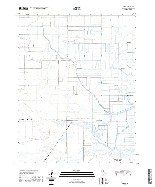 Dozier 2022 topographic map thumbnail