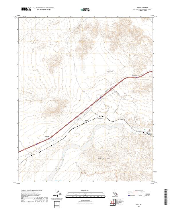 Dunn 2021 topographic map thumbnail