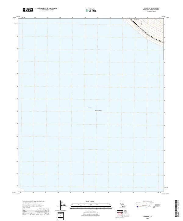 Durmid SE 2021 topographic map thumbnail