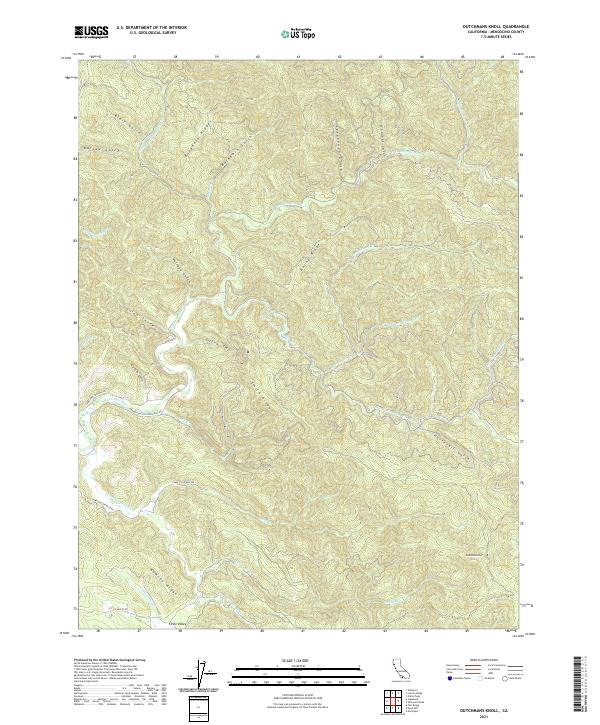 Dutchmans Knoll topographic map thumbnail