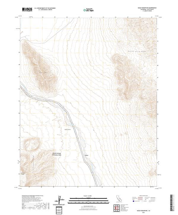 Eagle Mountain topographic map thumbnail