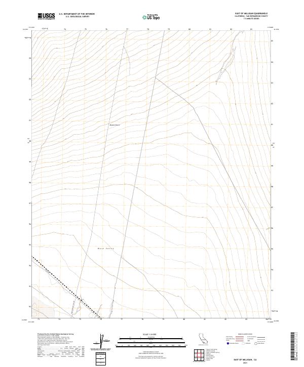 East of Milligan topographic map thumbnail