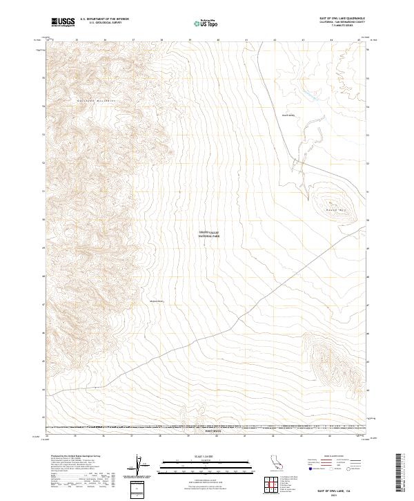 East of Owl Lake topographic map thumbnail