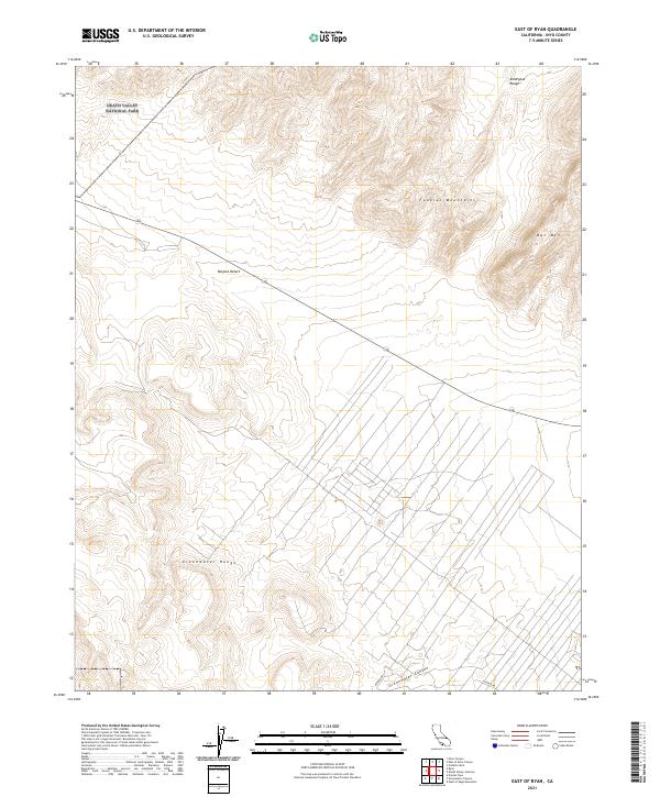 East of Ryan topographic map thumbnail