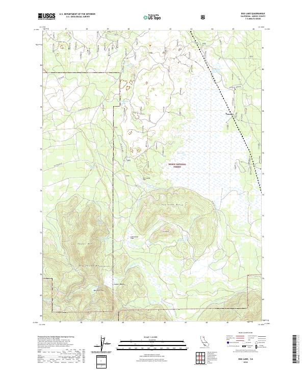 Egg Lake 2022 topographic map thumbnail