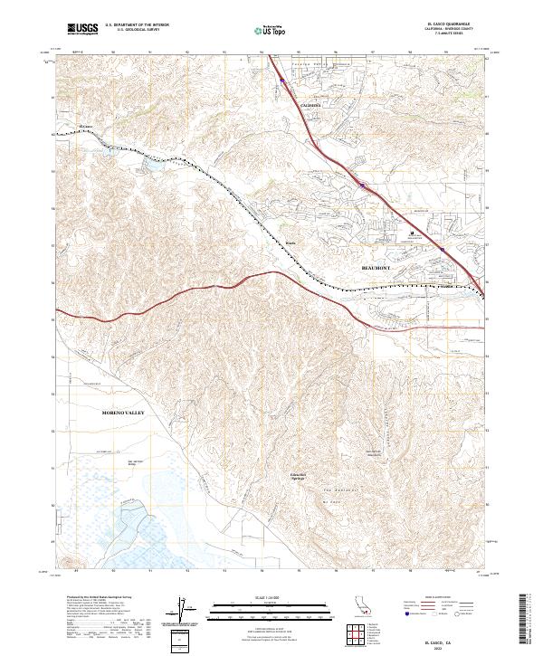 El Casco 2022 topographic map thumbnail