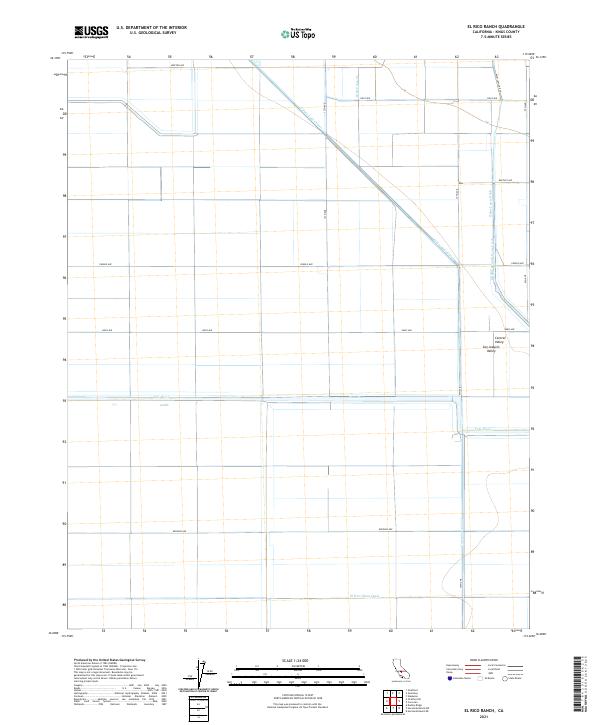 El Rico Ranch topographic map thumbnail