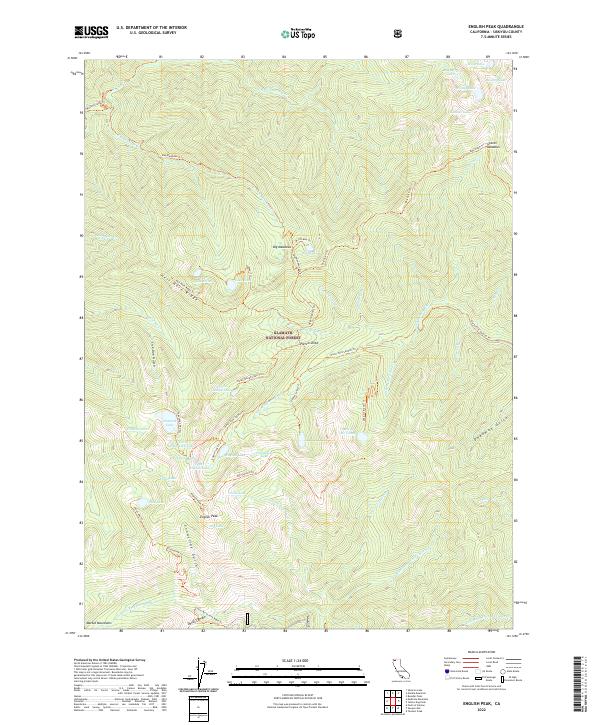English Peak topographic map thumbnail