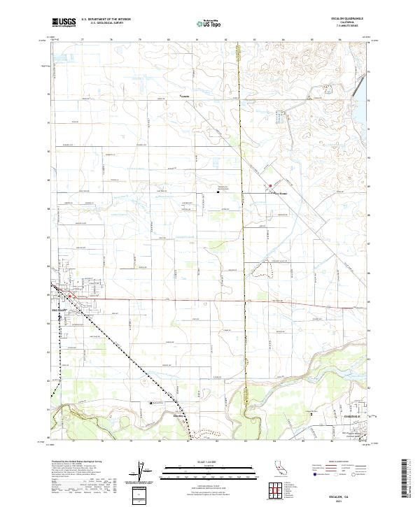Escalon topographic map thumbnail
