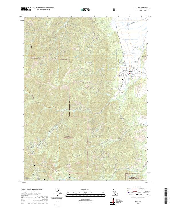 Etna 2022 topographic map thumbnail
