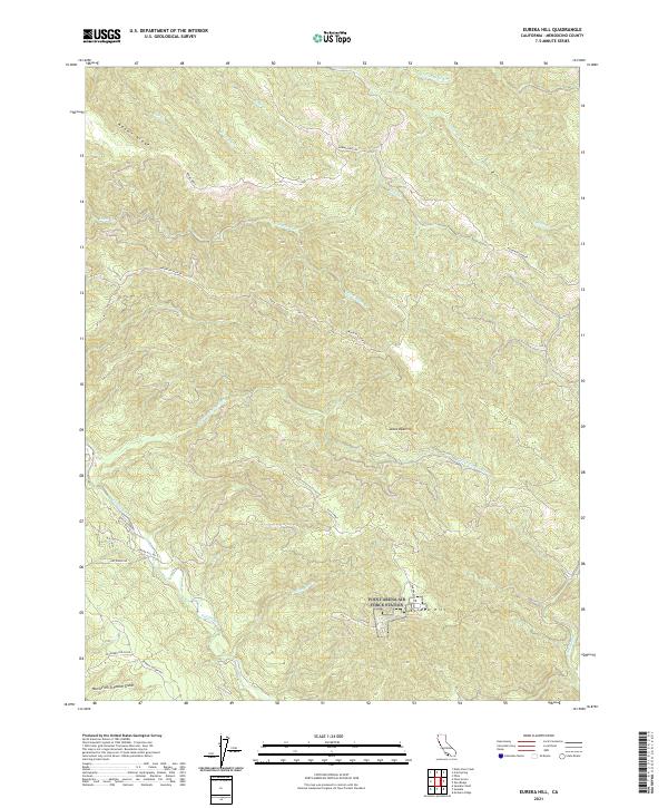 Eureka Hill topographic map thumbnail