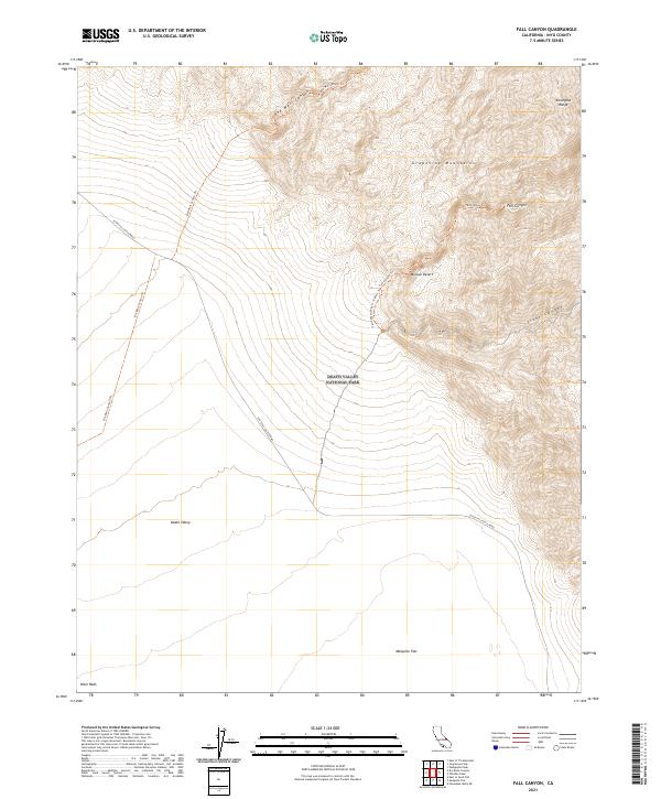 Fall Canyon 2021 topographic map thumbnail