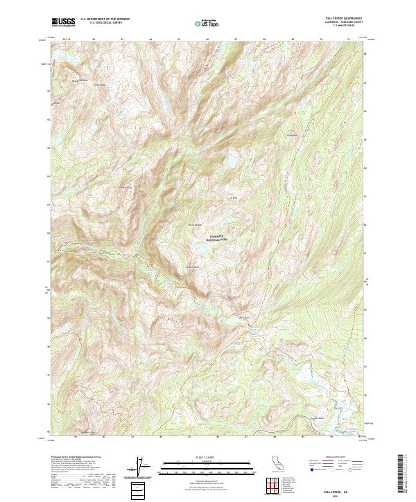 Falls Ridge topographic map thumbnail