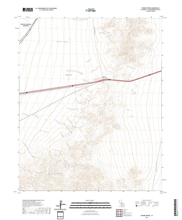 Fenner Spring 2021 topographic map thumbnail