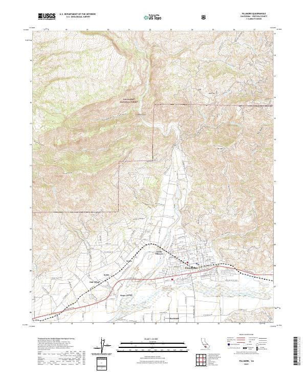 Fillmore 2021 topographic map thumbnail