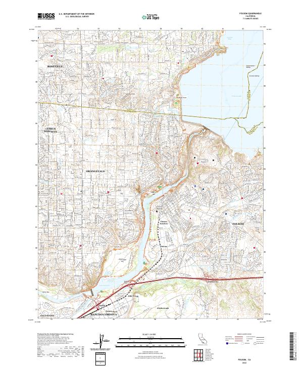 Folsom 2022 topographic map thumbnail