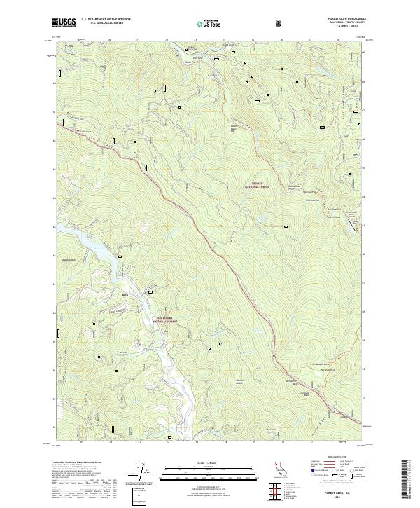 Forest Glen 2022 topographic map thumbnail