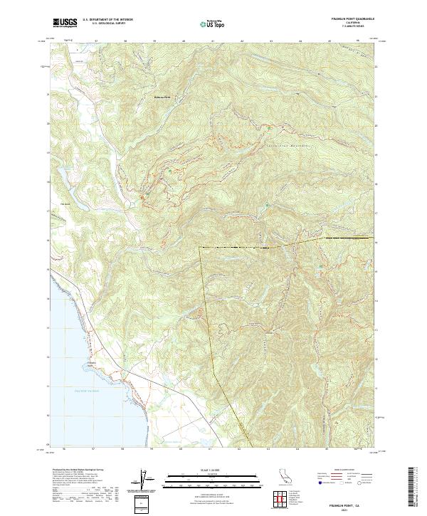 Franklin Point topographic map thumbnail