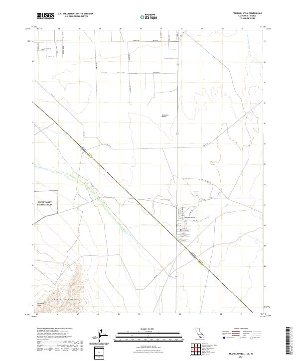 Franklin Well topographic map thumbnail